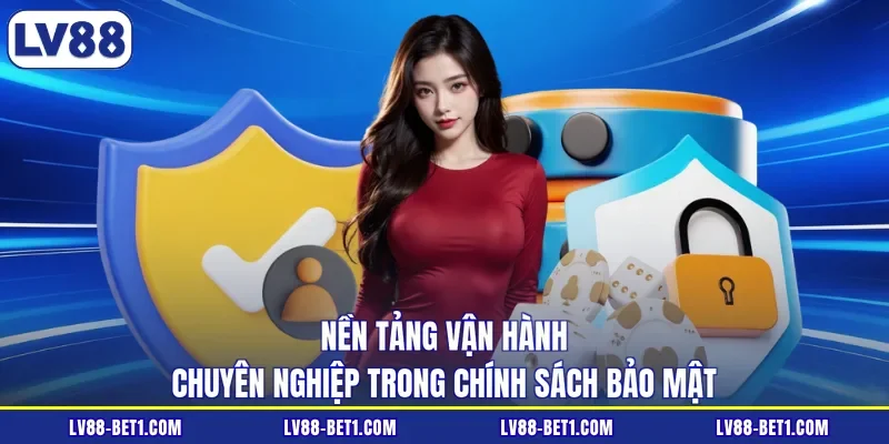 Nền tảng vận hành chuyên nghiệp trong chính sách bảo mật LV88